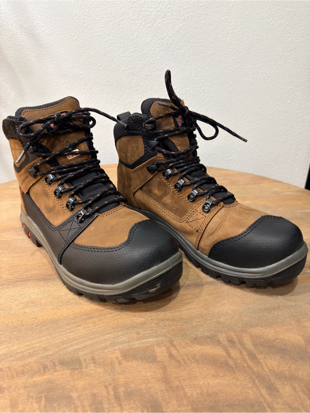 Men's Red Wing Waterproof CSA Safety Boot 3519 Tradesman Brown Size 9 H